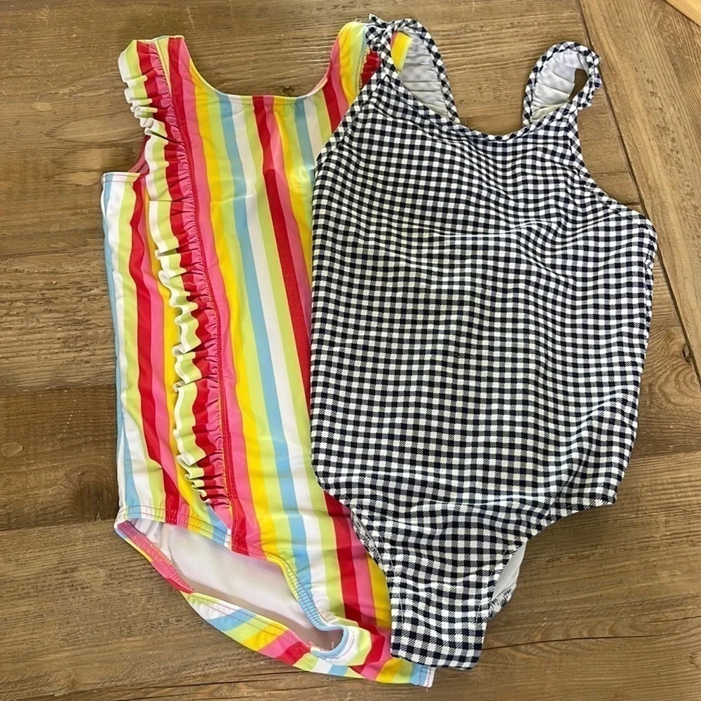 Girls SwimSuits Polo and Tucker and Tate Size 6 & 7